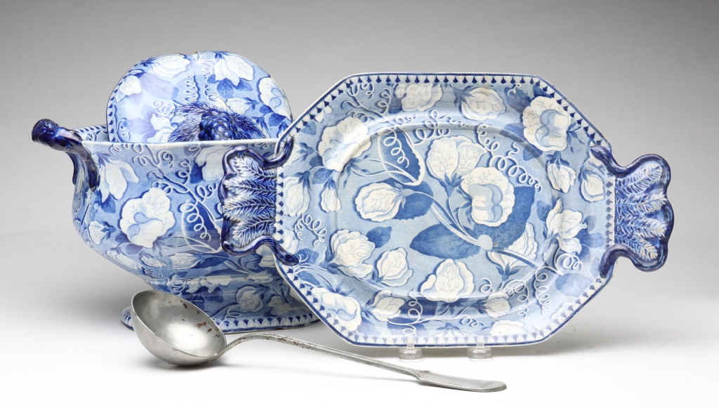 STAFFORDSHIRE TRANSFERWARE SOUP