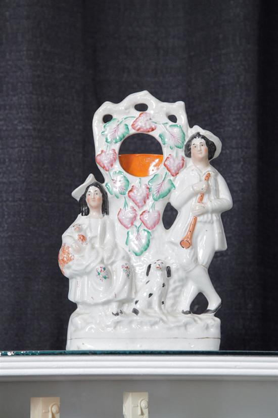 STAFFORDSHIRE WATCH HUTCH. With a