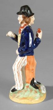 Staffordshire water/gin figure