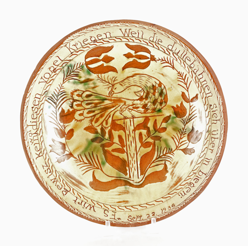Stahl pottery sgraffito and slip