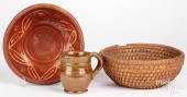 STAHL REDWARE CREAM PITCHER, E