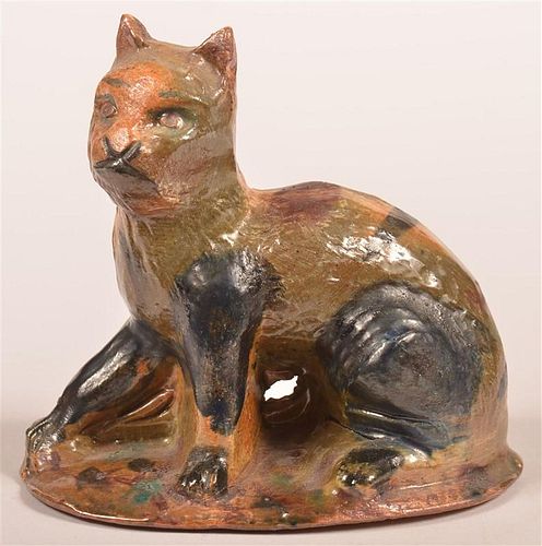STAHL REDWARE FIGURE OF A SEATED