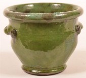 STAHL REDWARE GREEN GLAZED OPE