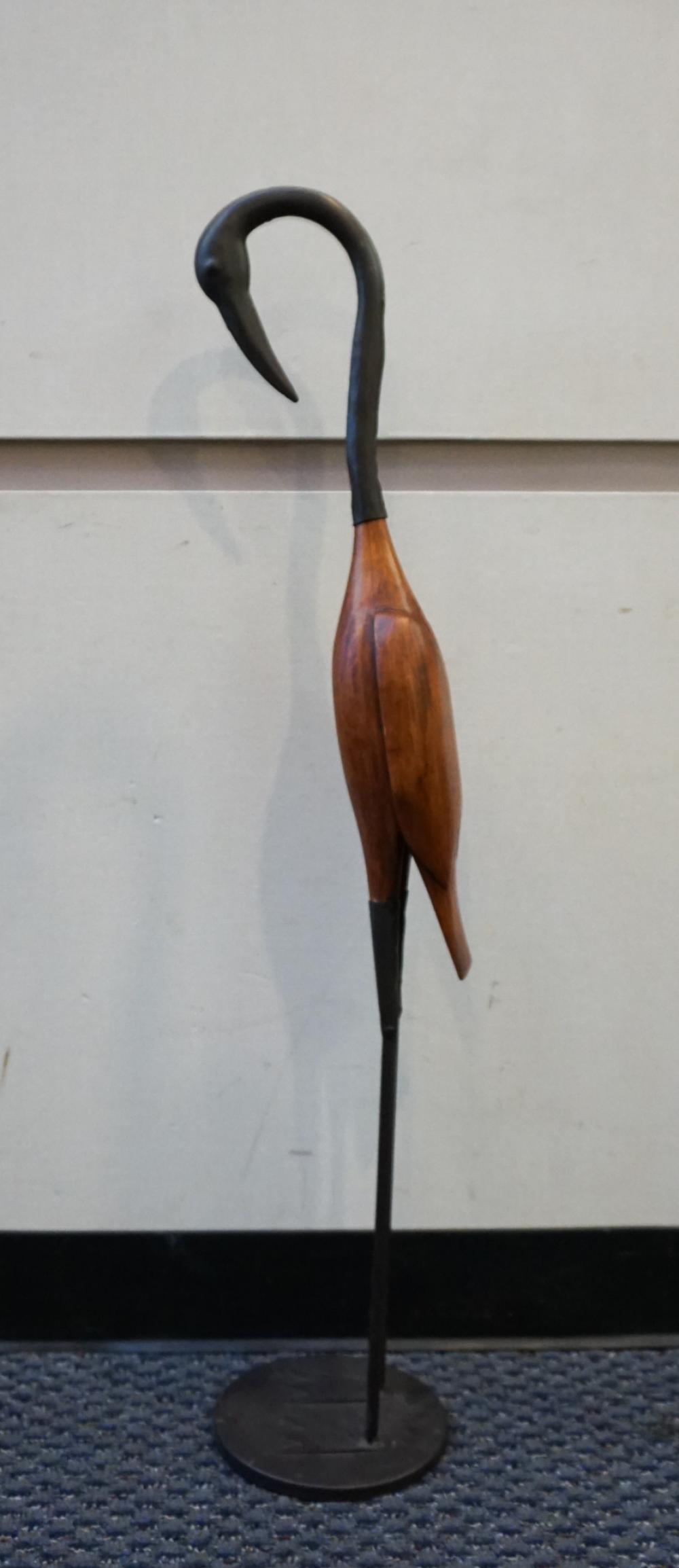 STAINED CARVED FRUITWOOD AND