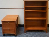 STAINED CHERRY BOOKSHELF WITH