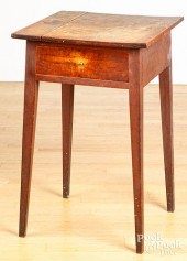 STAINED CHERRY ONE-DRAWER STAN