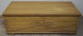 STAINED FRUITWOOD CEDAR-LINED