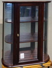 STAINED FRUITWOOD HANGING VITR