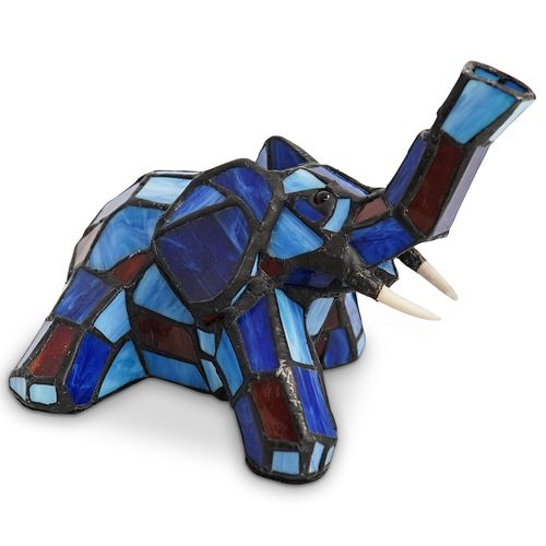 STAINED GLASS ELEPHANT