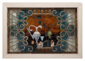 STAINED GLASS PANEL EARLY 20TH