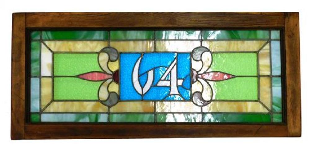 STAINED GLASS PANEL, HORIZONTAL
