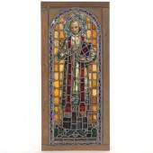 STAINED GLASS PANEL OF SAINT J