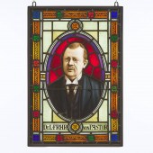 Stained Glass Portrait of Dr.