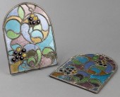 STAINED GLASS TRANSOM WINDOWS,