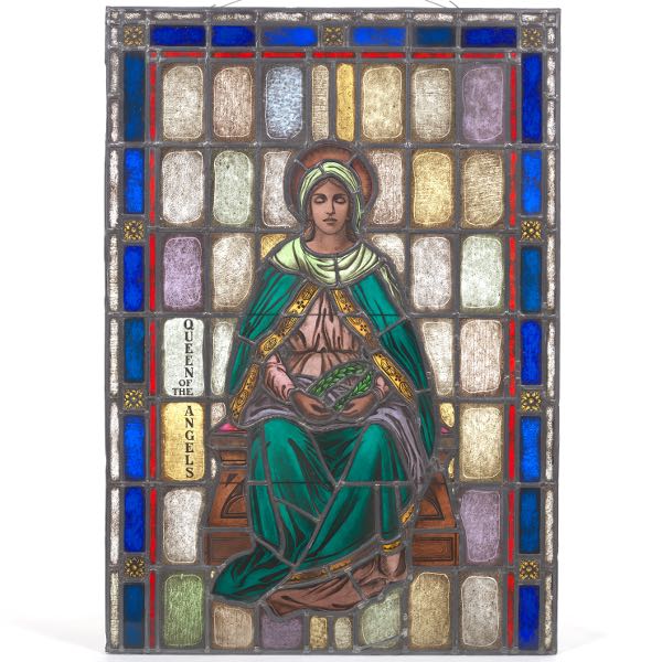 STAINED GLASS WINDOW OF MARY 58