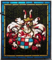 STAINED GLASS WINDOWA very fin