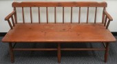 STAINED PINE BENCH L: 59 1/2 I
