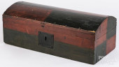 STAINED PINE DOME TOP BOX<br>S