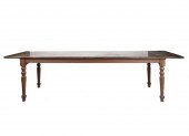 STAINED PINE FARM TABLEon turn