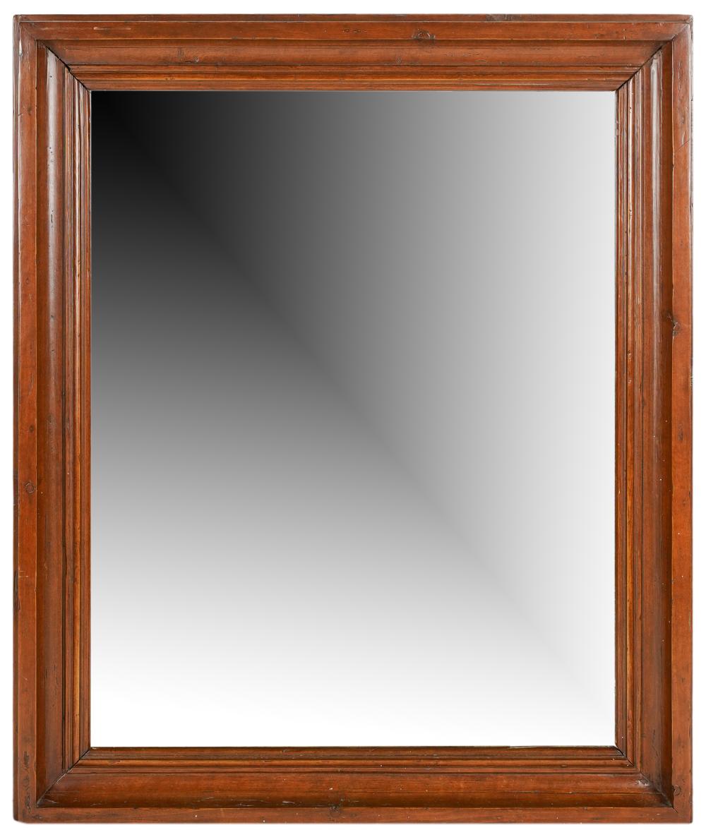 STAINED WOOD WALL MIRRORthe flat