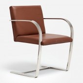STAINLESS STEEL BRNO CHAIR, AT