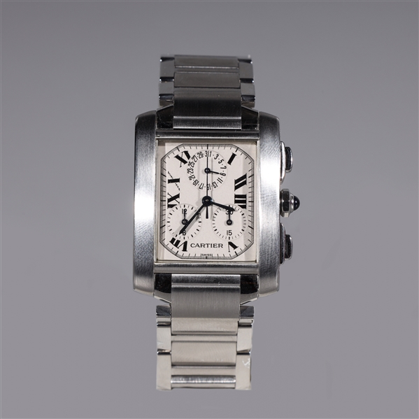 Stainless steel Cartier Tank