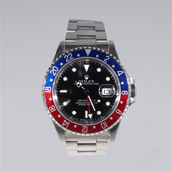 Stainless steel Rolex GMT-Master II