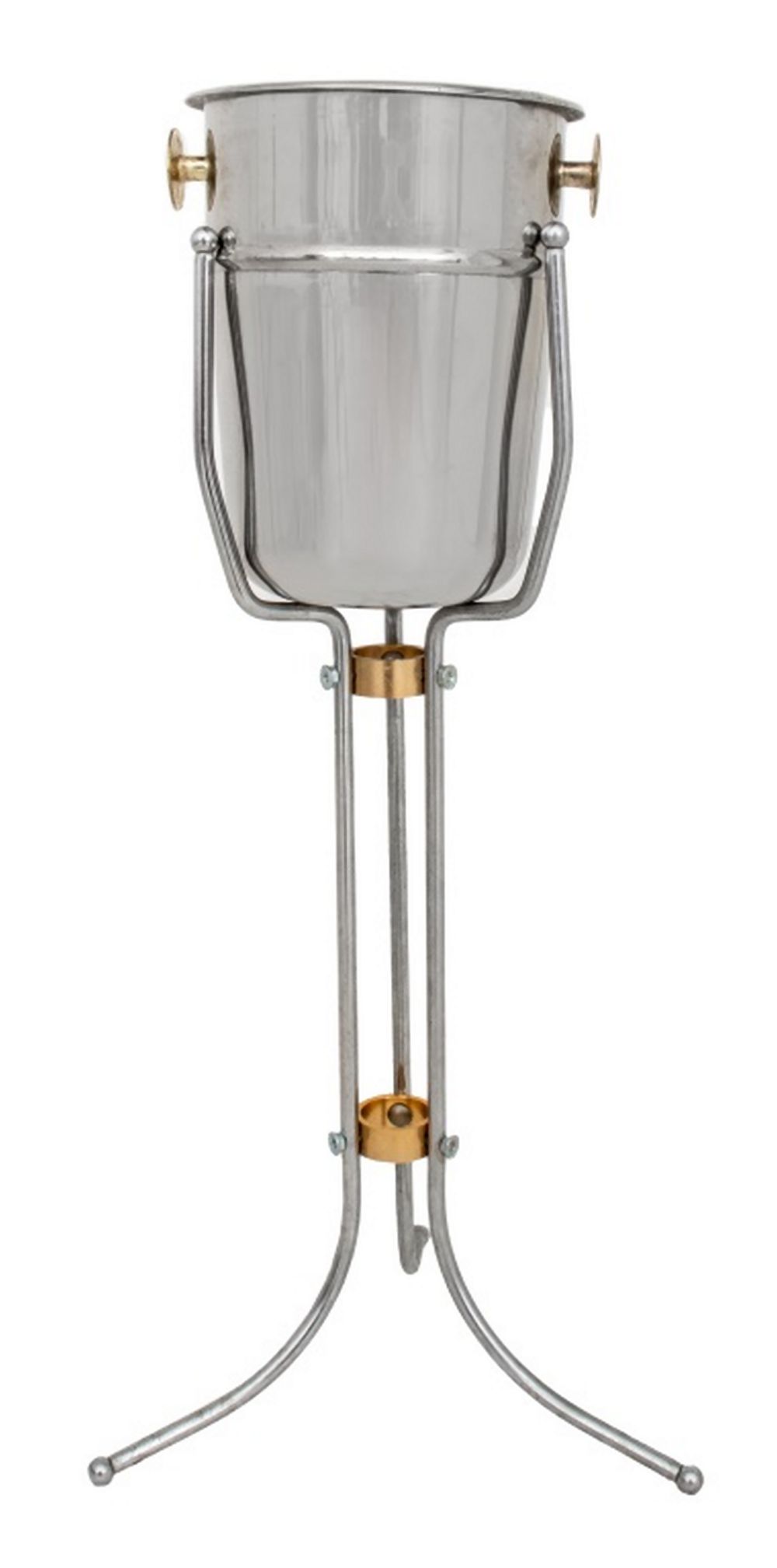 STAINLESS STEEL WINE COOLER ON