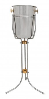 STAINLESS STEEL WINE COOLER ON