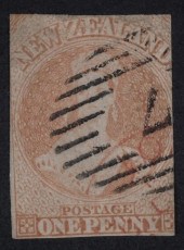 STAMP: 1857 NEW ZEALAND, SC# 7