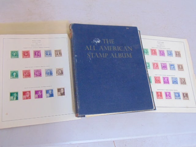 STAMP ALBUM WITH MINT, UNCIRCULATED
