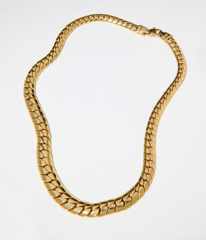 Stamped Italy 14K yellow gold