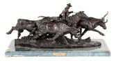 STAMPEDE BY FREDERIC REMINGTON