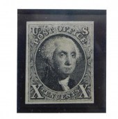 STAMPS: 1875, 10 CENT G. WASHI