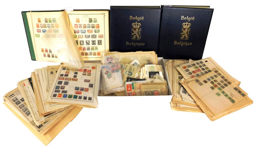 STAMPS: BELGIUM AND HUNGARY STAMP