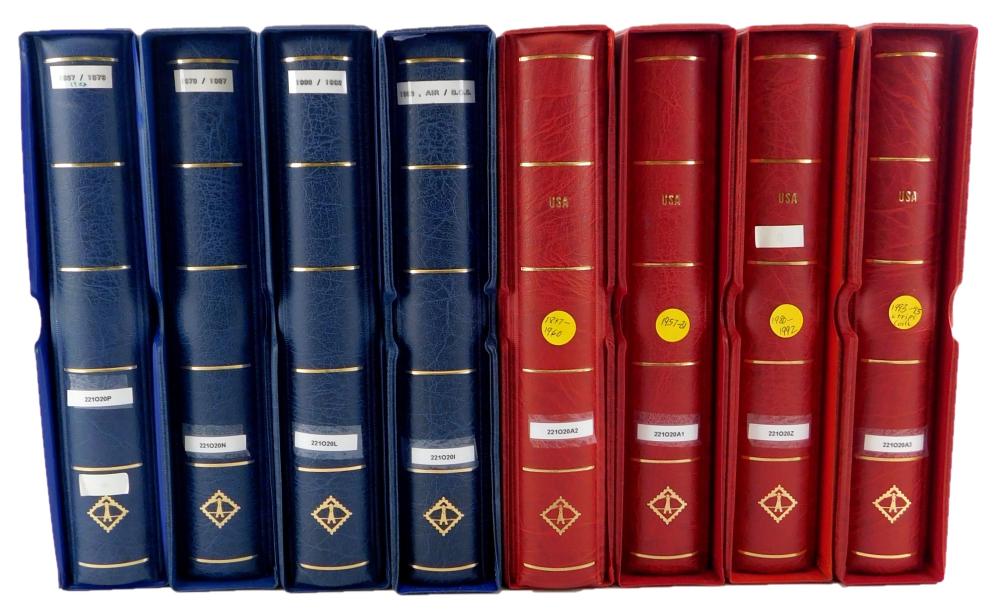 STAMPS: EIGHT VOLUMES OF LEUCHTTURM