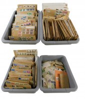 STAMPS: FOUR TRAYS OF BRITISH