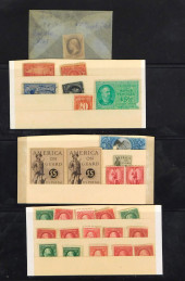 STAMPS: SINGLE DOUBLE-SIDED PA