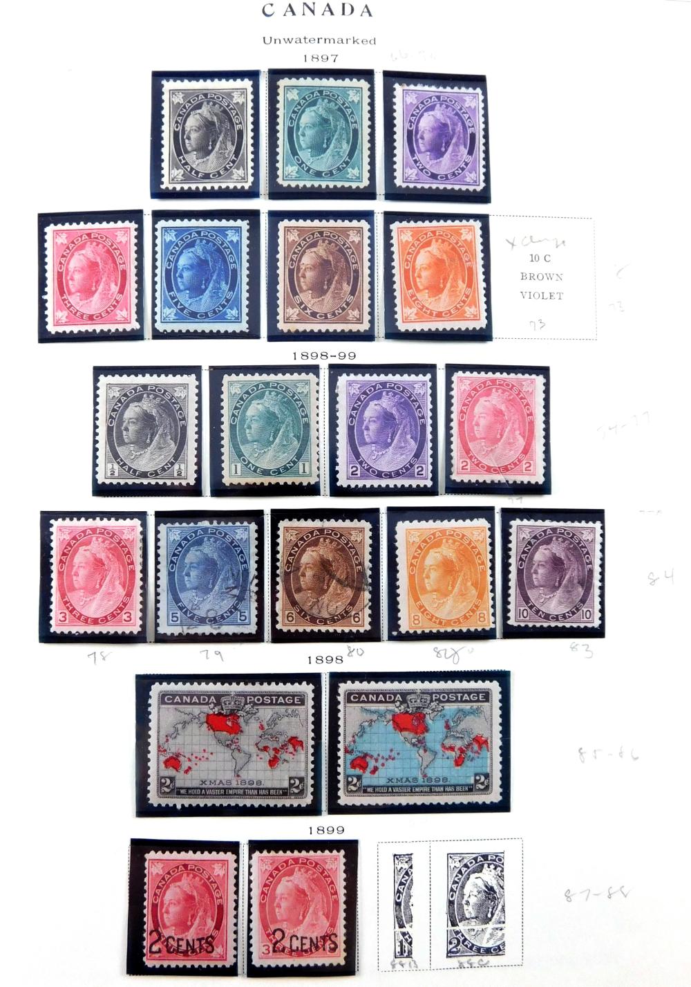 STAMPS: THREE ALBUMS AND ONE BOX:
