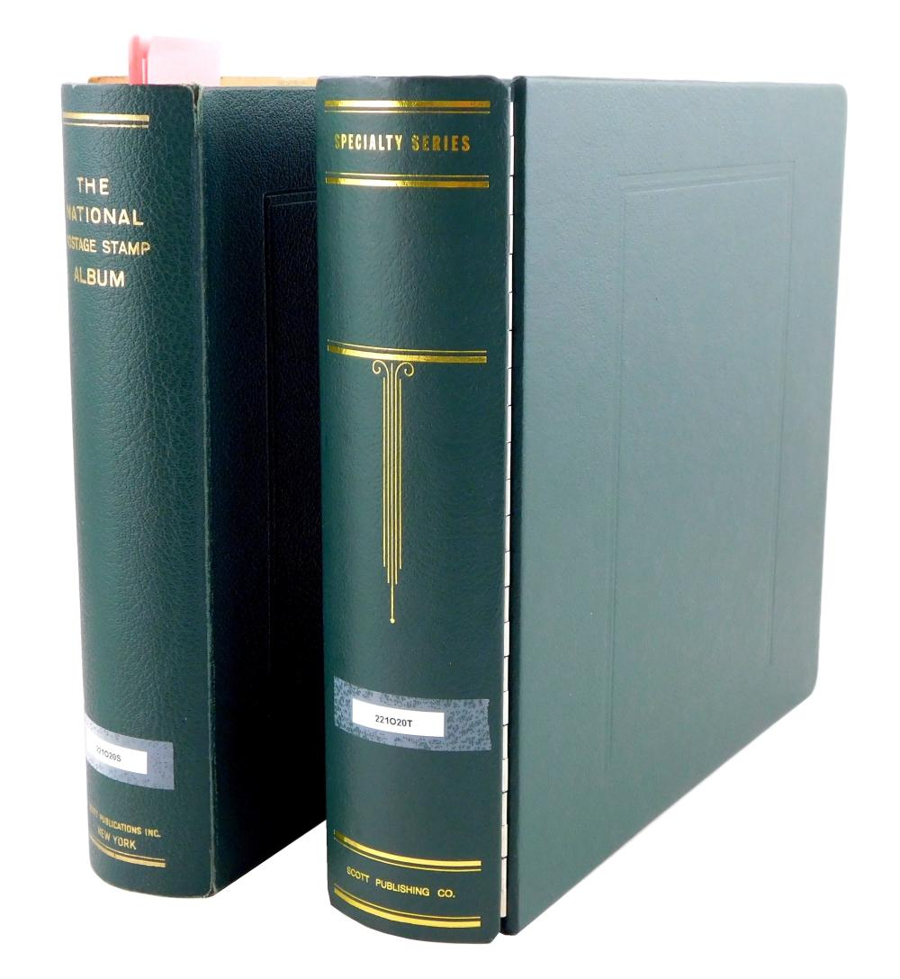 STAMPS: TWO VOLUMES, SCOTTS AND