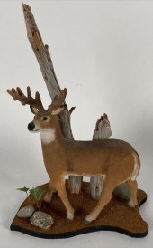 STAN SPARRE CARVING OF A MINIA