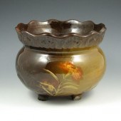 Standard glaze footed spittoon