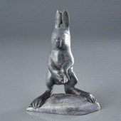 STANDING ARCTIC HAREGrey stone
