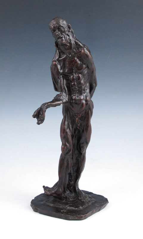 STANDING FIGURE OF A GROTESQUE NUDE