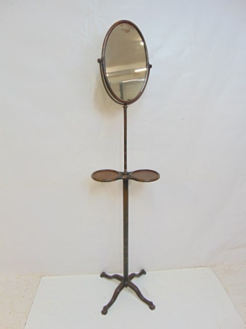 STANDING SHAVING MIRROR WITH