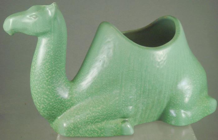 Stangl pottery camel planter,