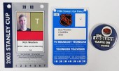 STANLEY CUP FINALS PRESS BADGE