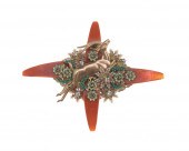 STANLEY HAGLER GAZELLE BROOCH: