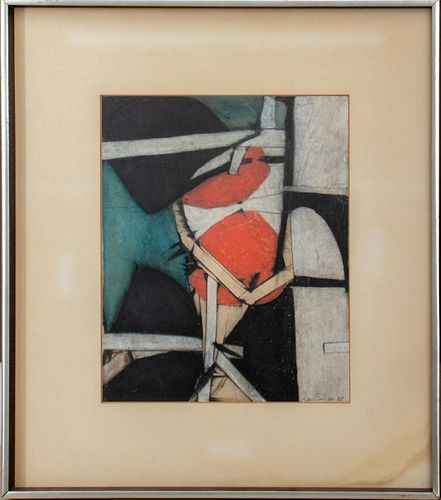 STANLEY LANDSMAN ABSTRACTION PASTEL