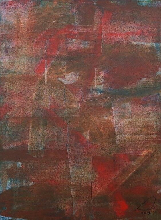 STANLEY LINDWASSER ACRYLIC ON